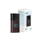 Ring Battery Doorbell | Home or business security with Head-to-Toe Video, Live View with Two-Way Talk, and Motion Detection & Alerts (newest model), Satin Nickel