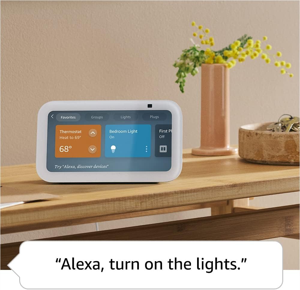 Amazon Echo Show 5, Smart display with 2x the bass and clearer sound, Charcoal