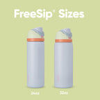 Owala FreeSip Insulated Stainless Steel Water Bottle with Straw, BPA-Free Sports Water Bottle, Great for Travel, 24 Oz, Denim