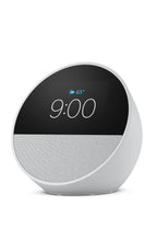 Amazon Echo Spot, Great for nightstands, offices and kitchens, Smart alarm clock with Alexa, Black