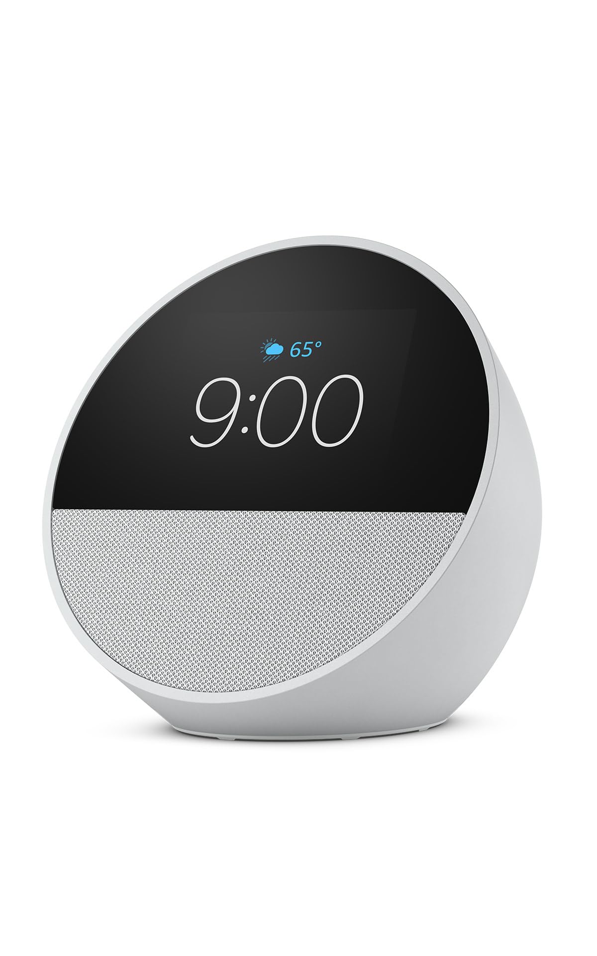 Amazon Echo Spot, Great for nightstands, offices and kitchens, Smart alarm clock with Alexa, Black