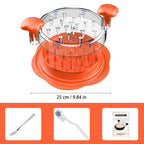 Chicken Shredder Large Chicken Breast Shredder Tool Twist with Brush&Fork, Visible Meat Shredder Machine, Strong Anti-Slip Strip, Ergonomic Handle, BPA Free, Suitable for Pork Beef Chicken