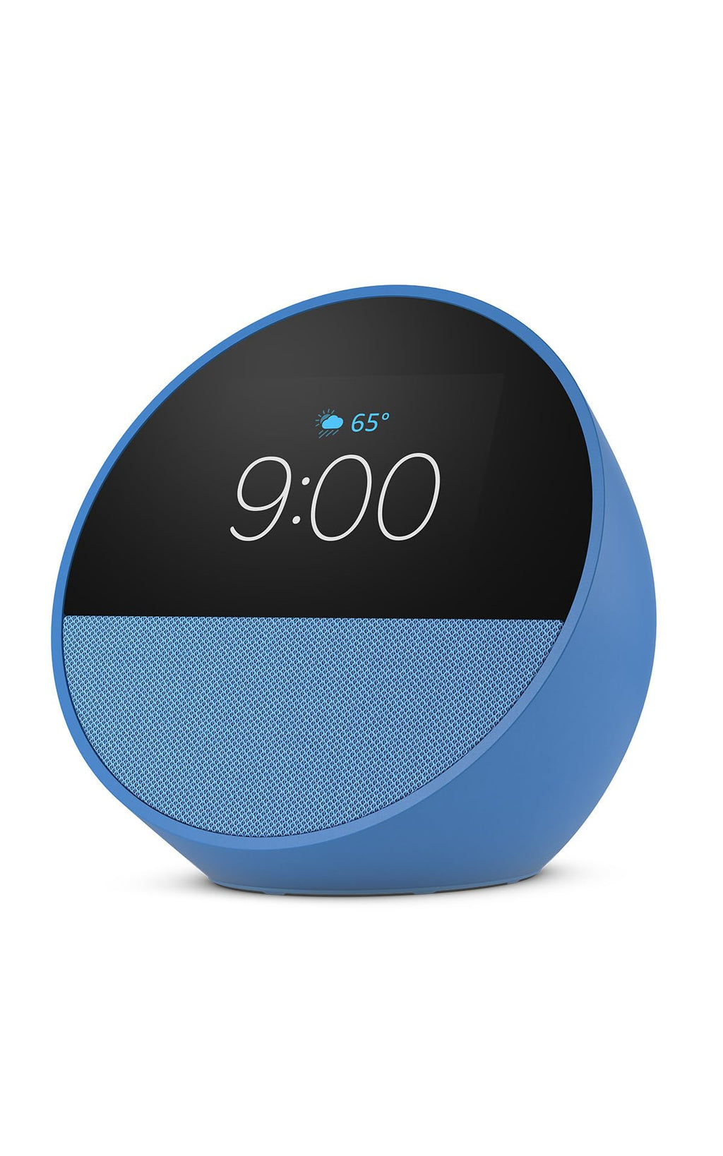 Amazon Echo Spot, Great for nightstands, offices and kitchens, Smart alarm clock with Alexa, Black