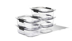 Rubbermaid Brilliance Food Storage Containers BPA Free Airtight Lids Ideal for Lunch Meal Prep & Leftovers Set of 5 (3.2 Cup)