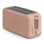 bella 4 Slice Slim Toaster, Fits-anywhere™ Kitchenware, 6 Setting Shade Control with Reheat & Cancel Buttons, Fits Sourdough, 10” Long Slot, Anti Jam & Auto Shutoff, 900 Watt, Oatmilk