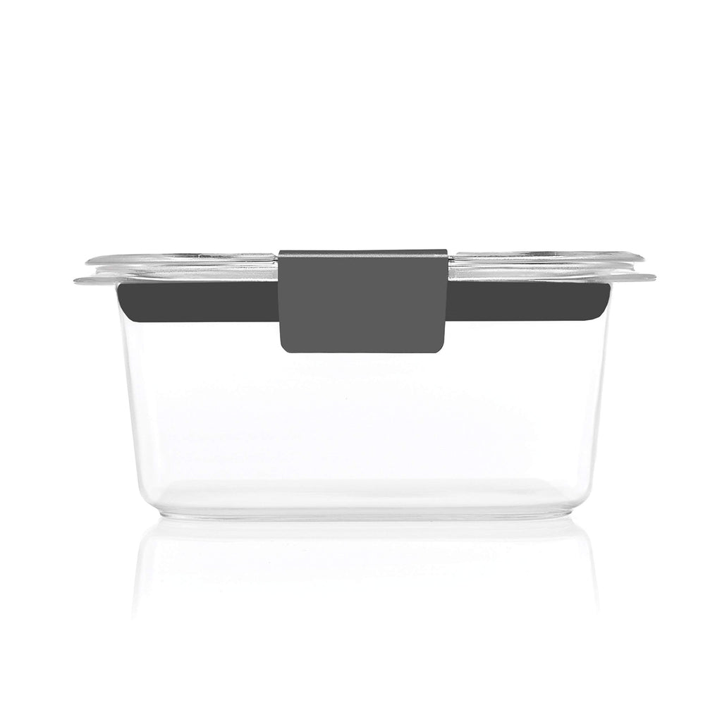 Rubbermaid Brilliance Food Storage Containers BPA Free Airtight Lids Ideal for Lunch Meal Prep & Leftovers Set of 5 (3.2 Cup)
