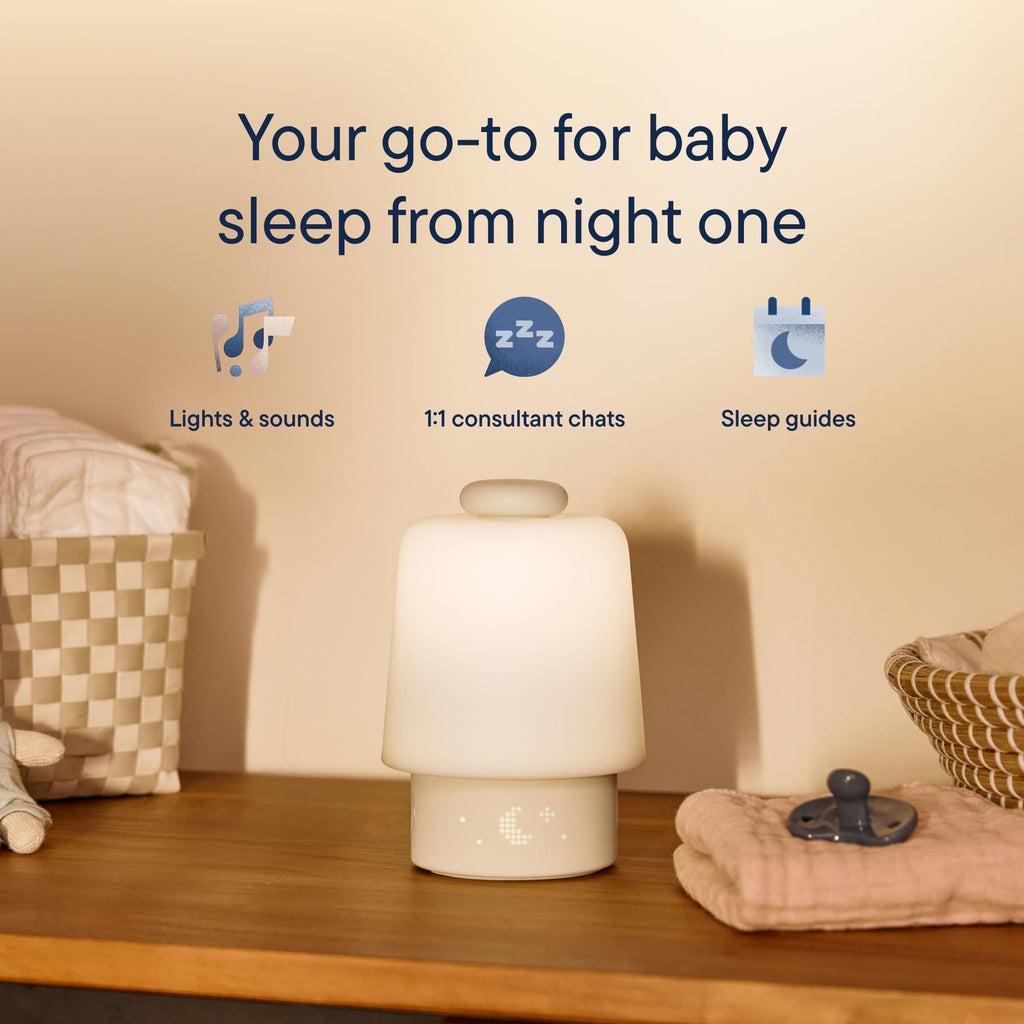 Hatch Rest Baby Sound Machine, Night Light | 2nd Gen | Registry Essential, Sleep Trainer, Routine Builder, Time-to-Rise Alarm Clock, White Noise Soother, Nursery Stories, Toddler Kids Bedroom (Wi-Fi)