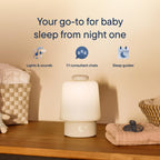 Hatch Rest Baby Sound Machine, Night Light | 2nd Gen | Registry Essential, Sleep Trainer, Routine Builder, Time-to-Rise Alarm Clock, White Noise Soother, Nursery Stories, Toddler Kids Bedroom (Wi-Fi)