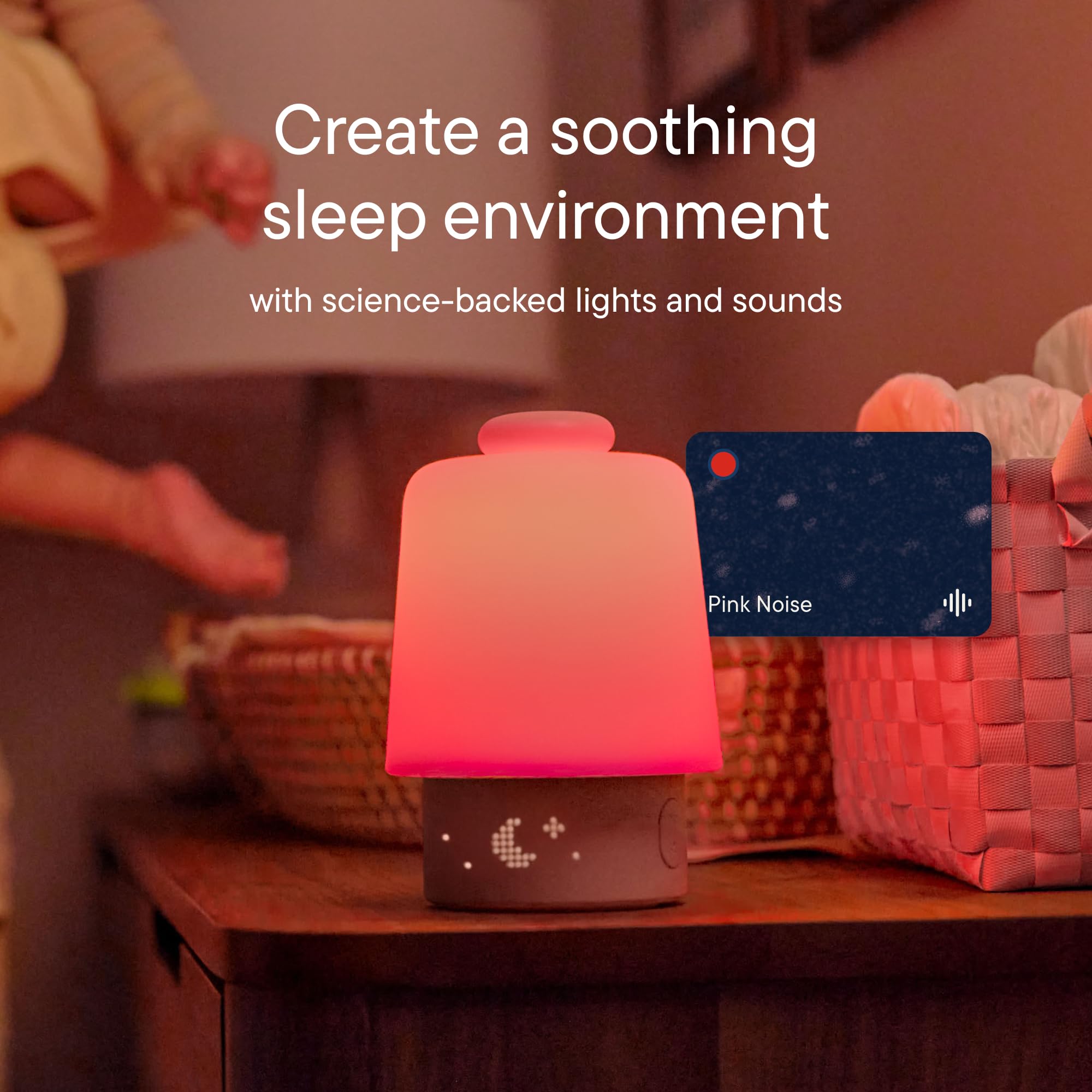 Hatch Rest Baby Sound Machine, Night Light | 2nd Gen | Registry Essential, Sleep Trainer, Routine Builder, Time-to-Rise Alarm Clock, White Noise Soother, Nursery Stories, Toddler Kids Bedroom (Wi-Fi)