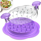 Chicken Shredder Large Chicken Breast Shredder Tool Twist with Brush&Fork, Visible Meat Shredder Machine, Strong Anti-Slip Strip, Ergonomic Handle, BPA Free, Suitable for Pork Beef Chicken