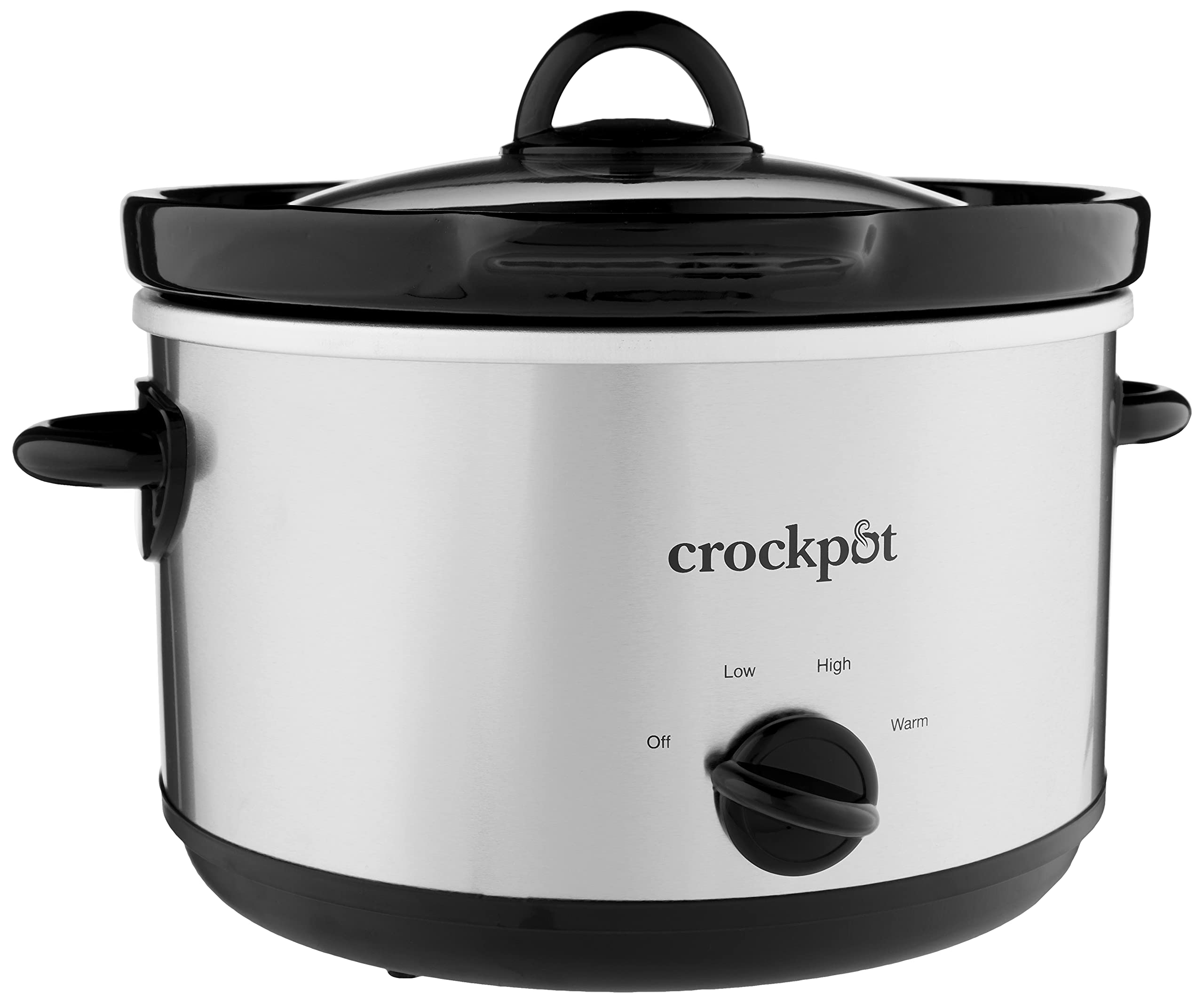 Crock-Pot 7 Quart Oval Manual Slow Cooker, Stainless Steel (SCV700-S-BR), Versatile Cookware for Large Families or Entertaining