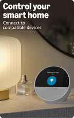 Amazon Echo Spot, Great for nightstands, offices and kitchens, Smart alarm clock with Alexa, Black