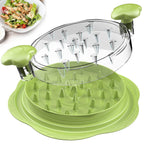 Chicken Shredder Large Chicken Breast Shredder Tool Twist with Brush&Fork, Visible Meat Shredder Machine, Strong Anti-Slip Strip, Ergonomic Handle, BPA Free, Suitable for Pork Beef Chicken