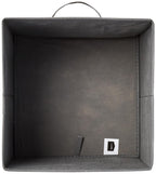 Amazon Basics Collapsible Fabric Storage Cubes Organizer with Handles, Sturdy, Gray, 10.5-x-10.5-x-11-inch, Pack of 6