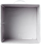 Amazon Basics Collapsible Fabric Storage Cubes Organizer with Handles, Sturdy, Gray, 10.5-x-10.5-x-11-inch, Pack of 6