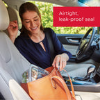 Rubbermaid Brilliance Food Storage Containers BPA Free Airtight Lids Ideal for Lunch Meal Prep & Leftovers Set of 5 (3.2 Cup)