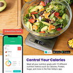 Etekcity Food Kitchen Scale, Digital Grams and Ounces for Weight Loss, Baking, Cooking, Keto and Meal Prep, LCD Display, Medium, 304 Stainless Steel