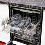 Rubbermaid Brilliance Food Storage Containers BPA Free Airtight Lids Ideal for Lunch Meal Prep & Leftovers Set of 5 (3.2 Cup)