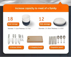 2 Tier Stainless Steel Dish Drying Rack with Drainboard Utensil Holder Compact Rust Proof Kitchen Storage Organizer